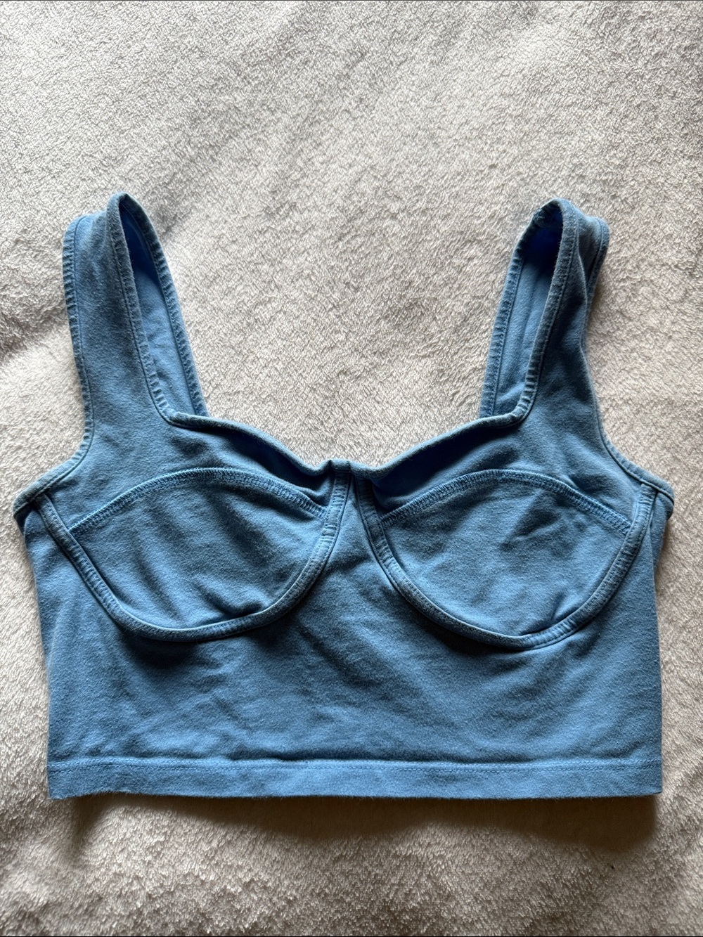 wild fable Dusty Blue Underwire Crop Bralette